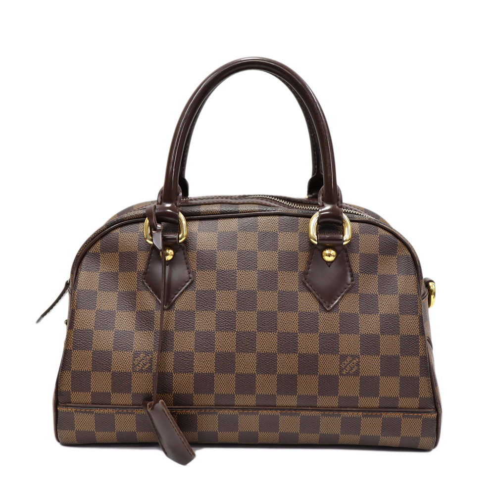 Louis Vuitton Duomo Handbag Damier Canvas Ebene Brown